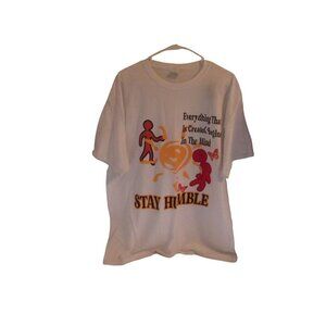 NWOT Men's Fruit of the Loom T-Shirt (Stay Humble)            B1B  5/7/24